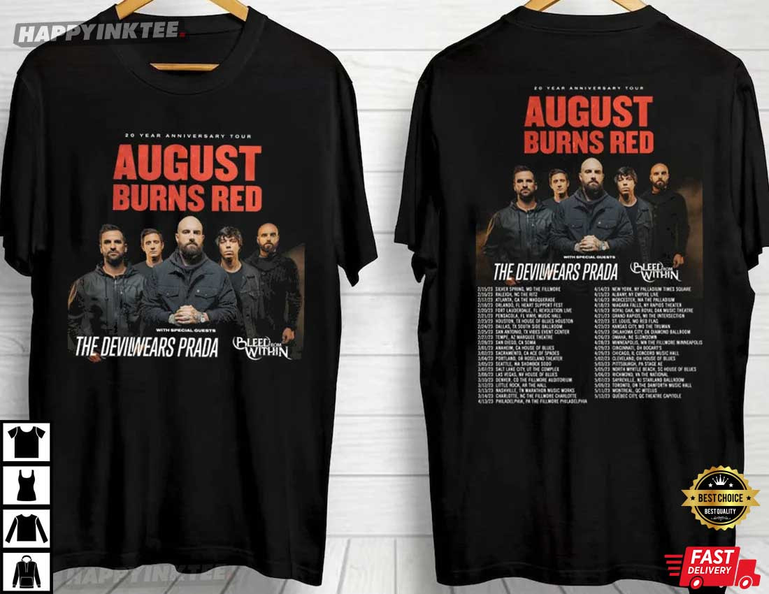 August Burns Red 2023 Tour Merch T-Shirt