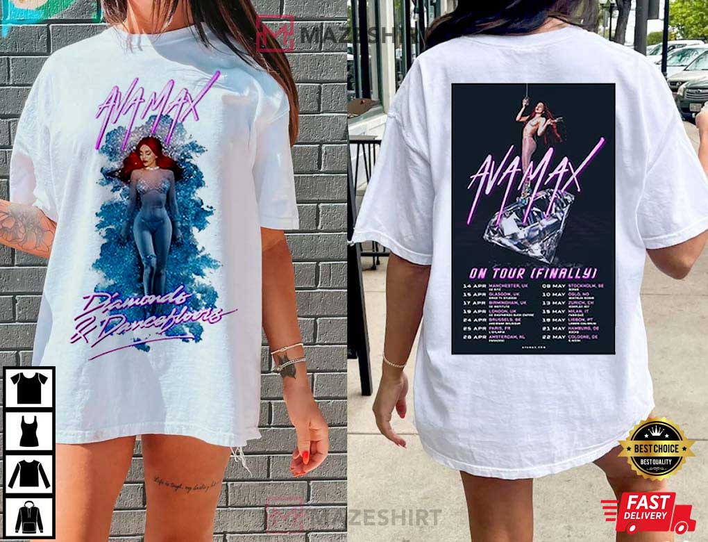 Ava Max 2023 Tour Diamonds And Dancefloors T-Shirt