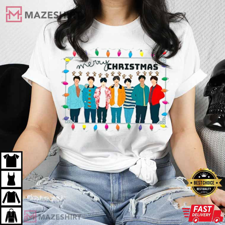 Bangtan Christmas Kpop Fan Gift Best T-Shirt