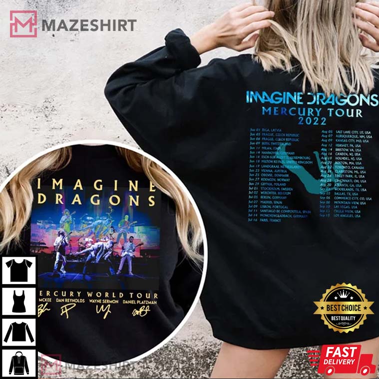 Best Seller Imagine Dragons Mercury Tour 2022 T-Shirt