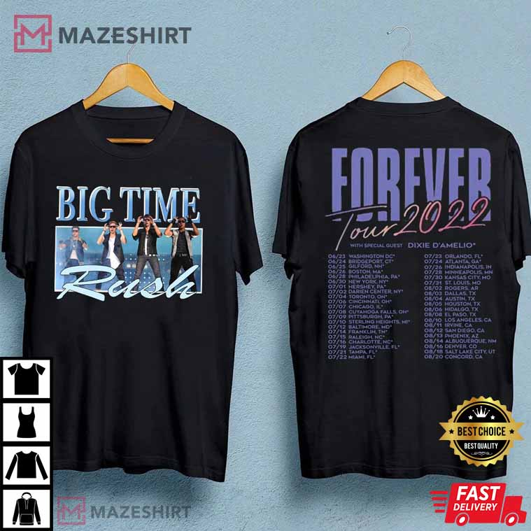 Big Time Rush Forever Tour 2022 Vintage Gift For Fan Shirt