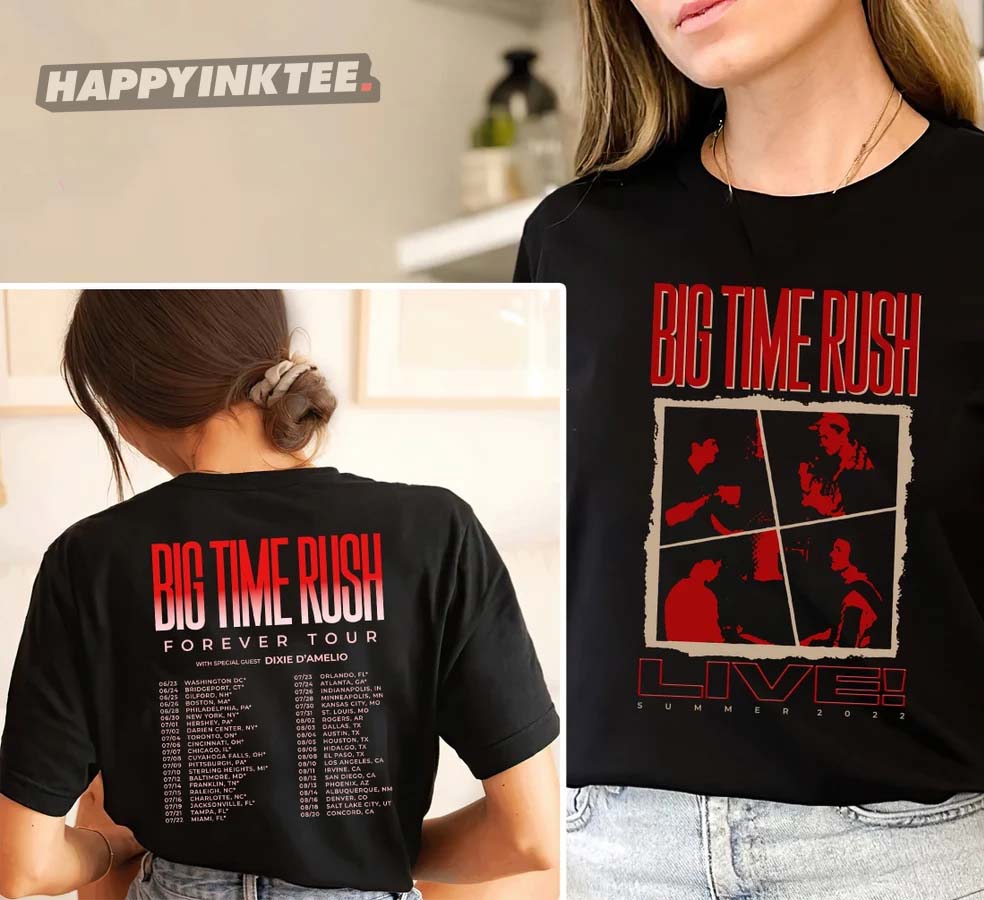 Big Time Rush Forever World Tour 2022 Best T-Shirt