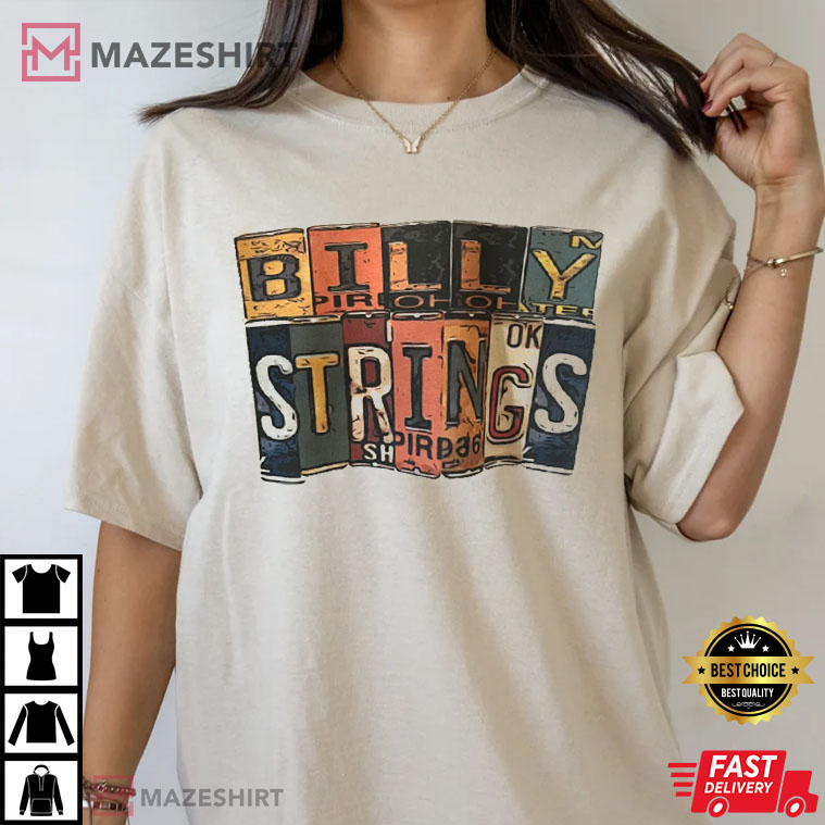 Billy String License Plate T-Shirt