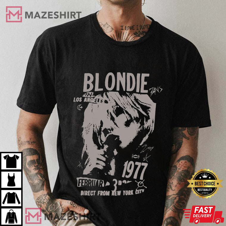 Blondie Debbie Harry 1977 Gift For Fan Shirt