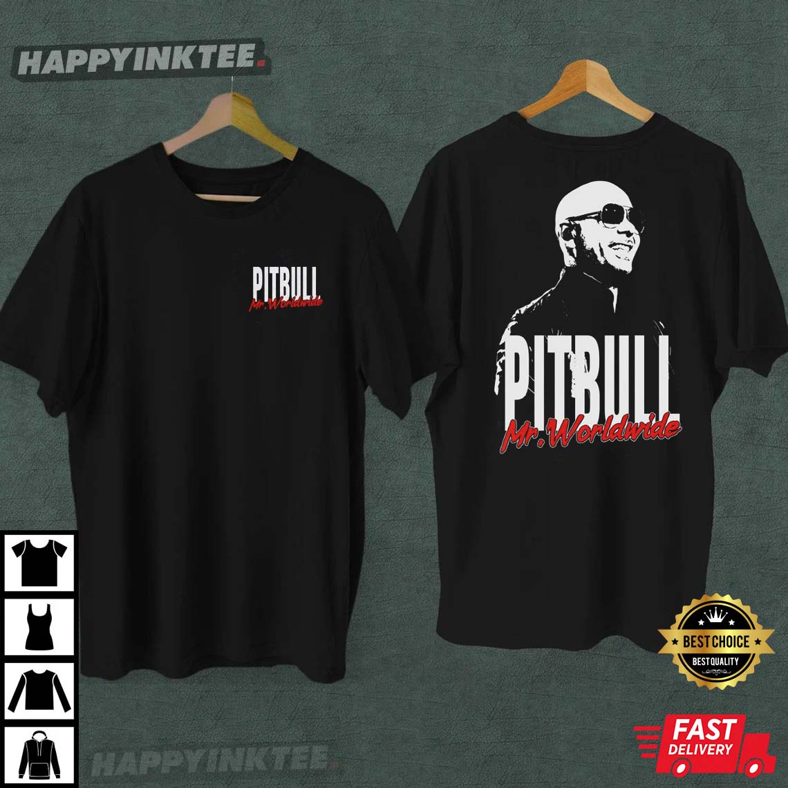 Can't Stop Us Now Tour Pitbull Mr Worldwide T-Shirt