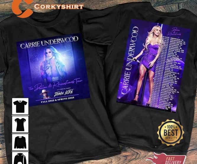 Carrie Underwood The Denim Rhinestones Tour 2022 - 2023 Shirt