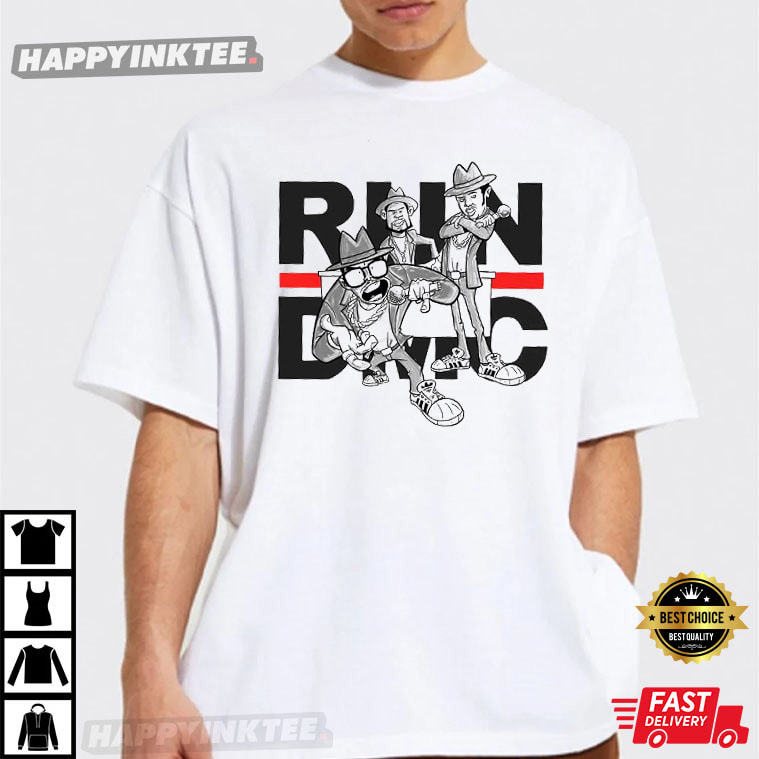 Cartoon Fanart Run Dmc Rap Band T-Shirt - Bring Your Ideas, Thoughts And Imaginations Into Reality Today