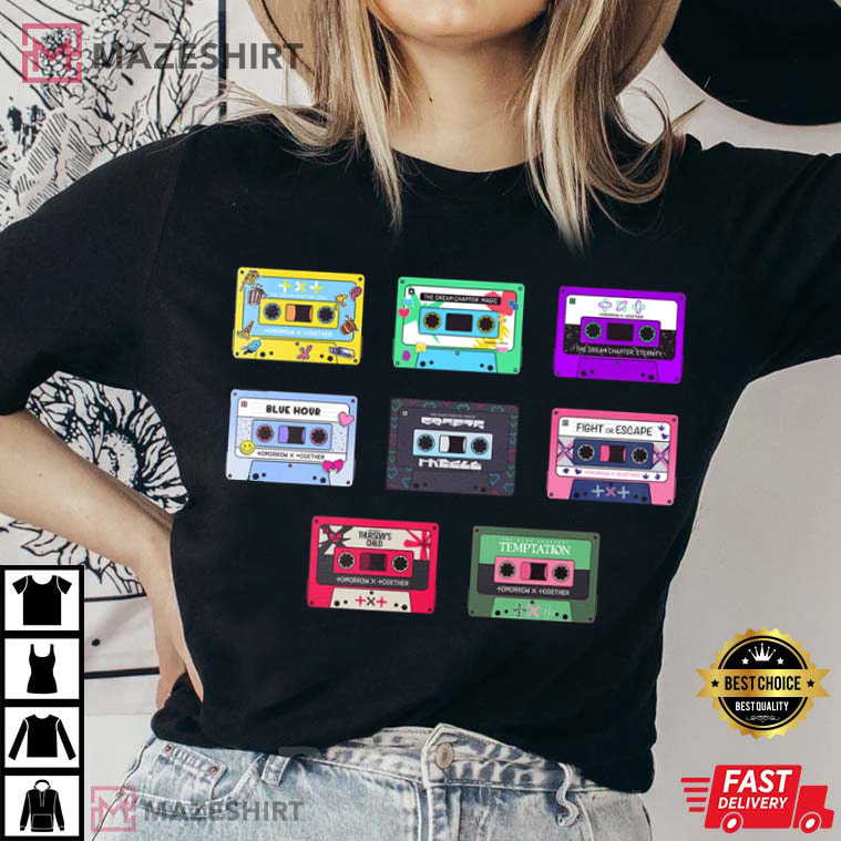 Cassette Tapes Temptation Tomorrow X Together T-Shirt