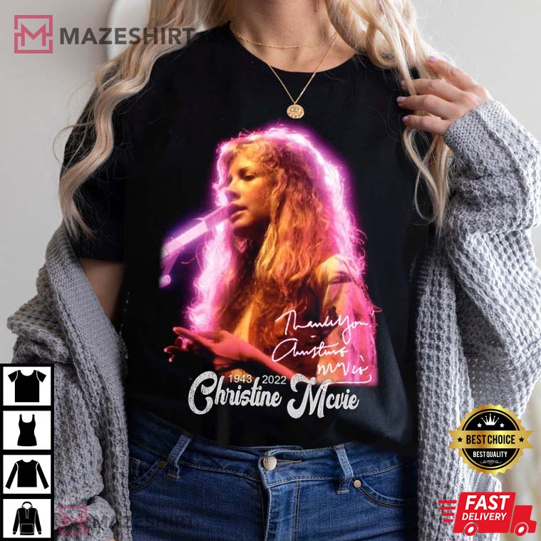 Christine McVie RIP Fleetwood Mac Vintage Best T-Shirt