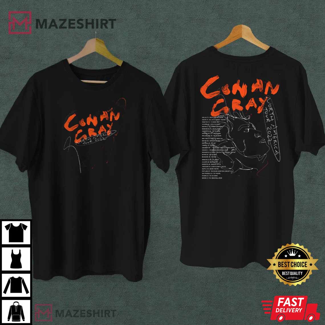 Conan Gray World Tour 2022 Best T-Shirt