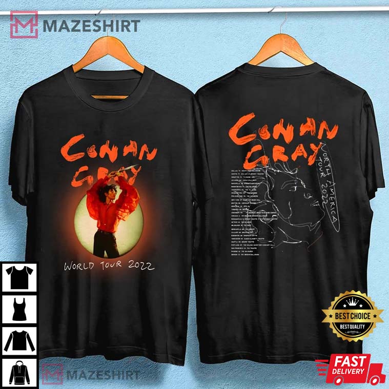 Conan Gray World Tour 2022 North American Merch T-Shirt