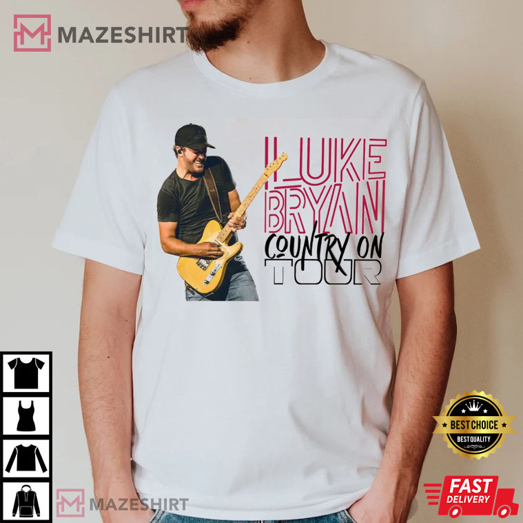 Country On Tour, Luke Bryan Tour 2023 T-Shirt