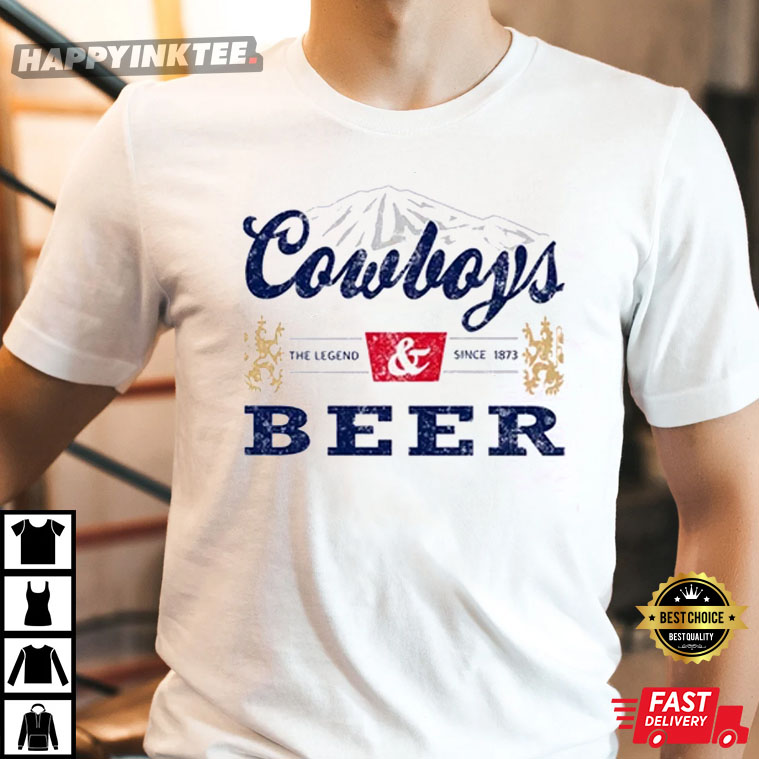 Cowboys And Beer Country Music T-Shirt