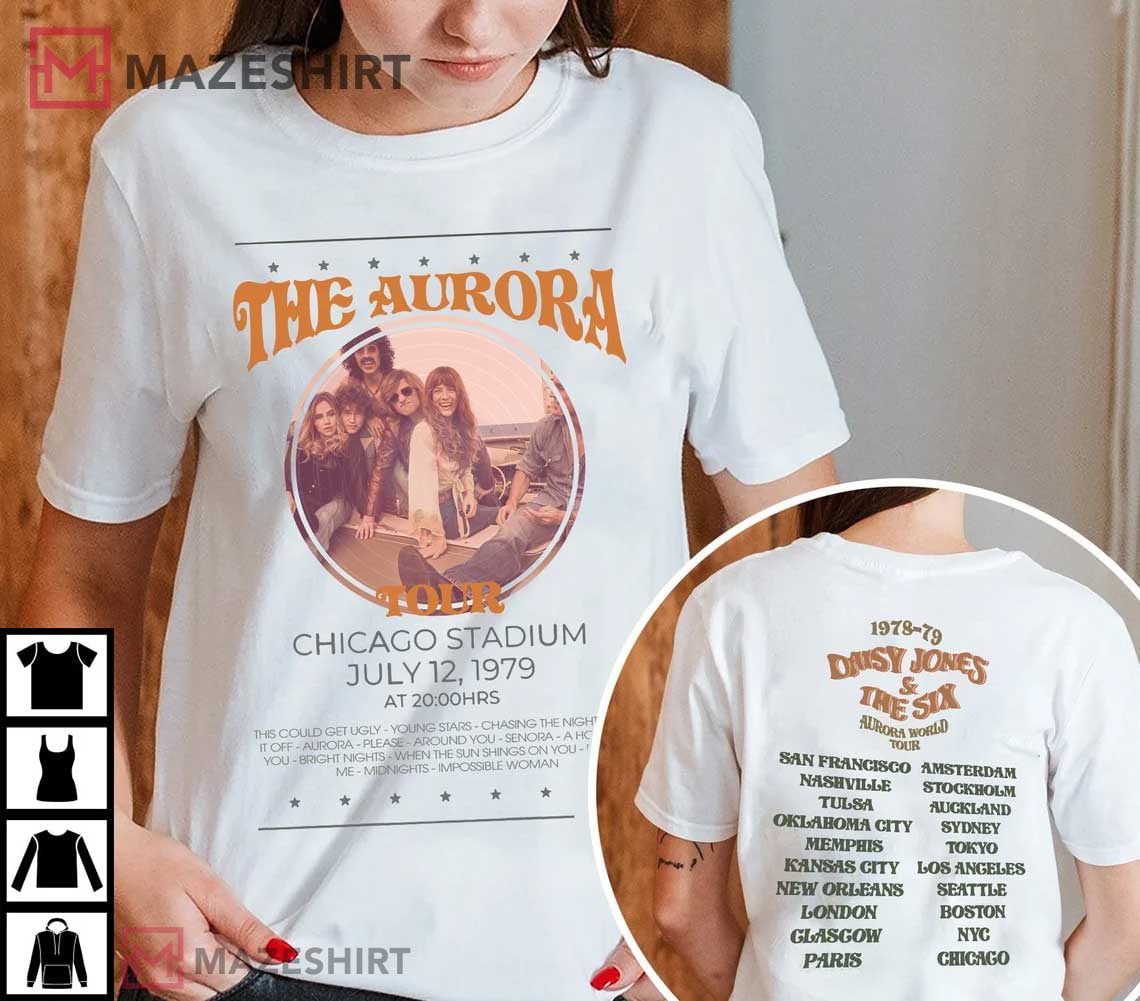 Daisy Jones And The Six The Aurora Tour 1978-79 T-Shirt