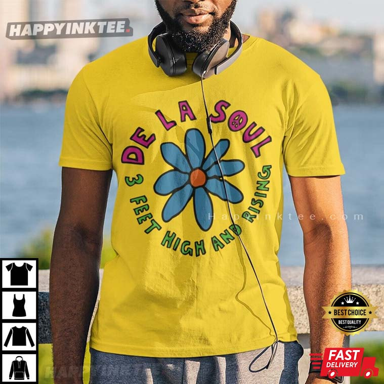 De La Soul 3 Feet High And Rising Album T-Shirt - Bring Your Ideas, Thoughts And Imaginations Into Reality Today