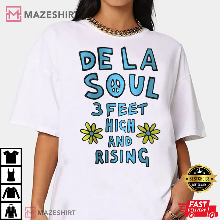 De La Soul 3 Feet High And Rising Vintage T-Shirt