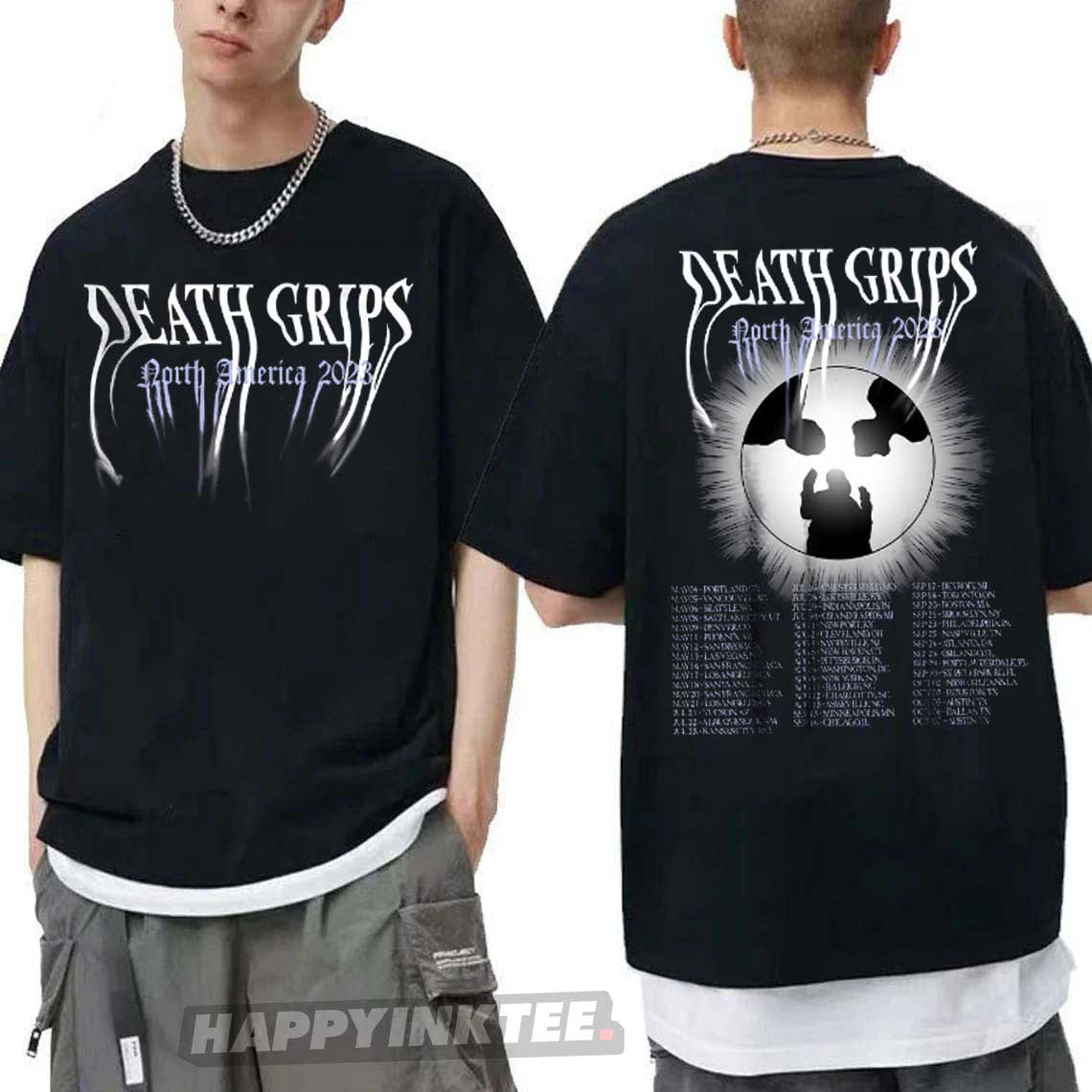 Death Grips Band 2023 Tour Merch T-Shirt - Bring Your Ideas, Thoughts And Imaginations Into Reality Today