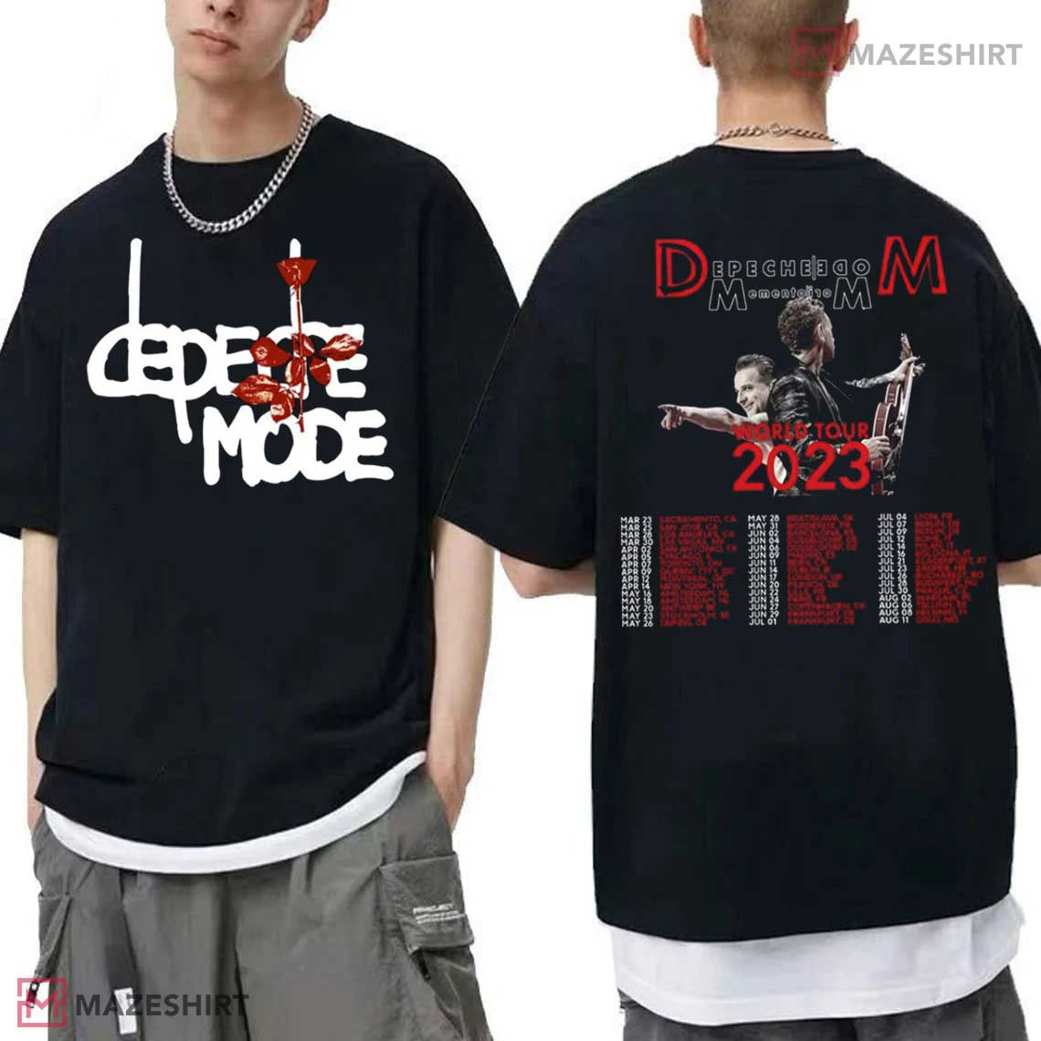 Depeche Mode Tour 2023 Gift For Fan T-Shirt