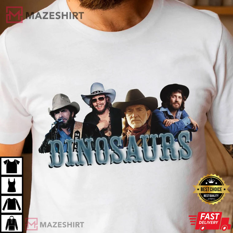 Dinosaurs Country Legends Country Music Best T-Shirt