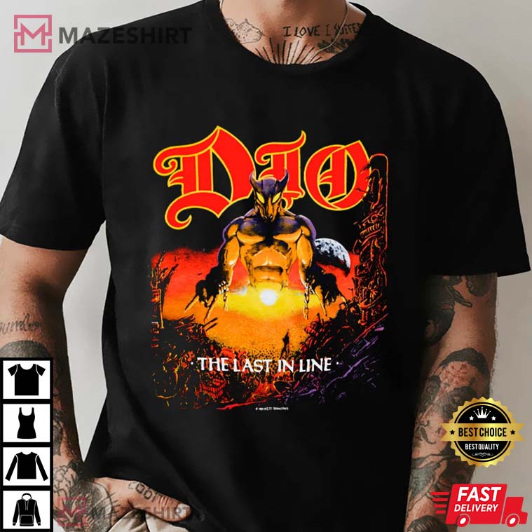 Dio Last In Line Tour Heavy Metal Rock Band Gift For Fan