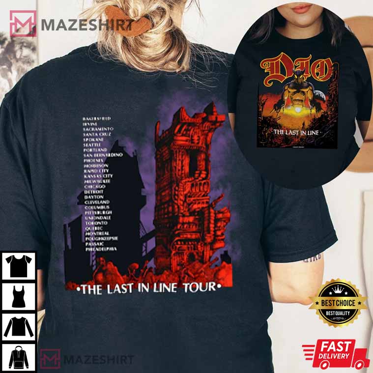 Dio The Last in Line Tour Gift For Fan Shirt