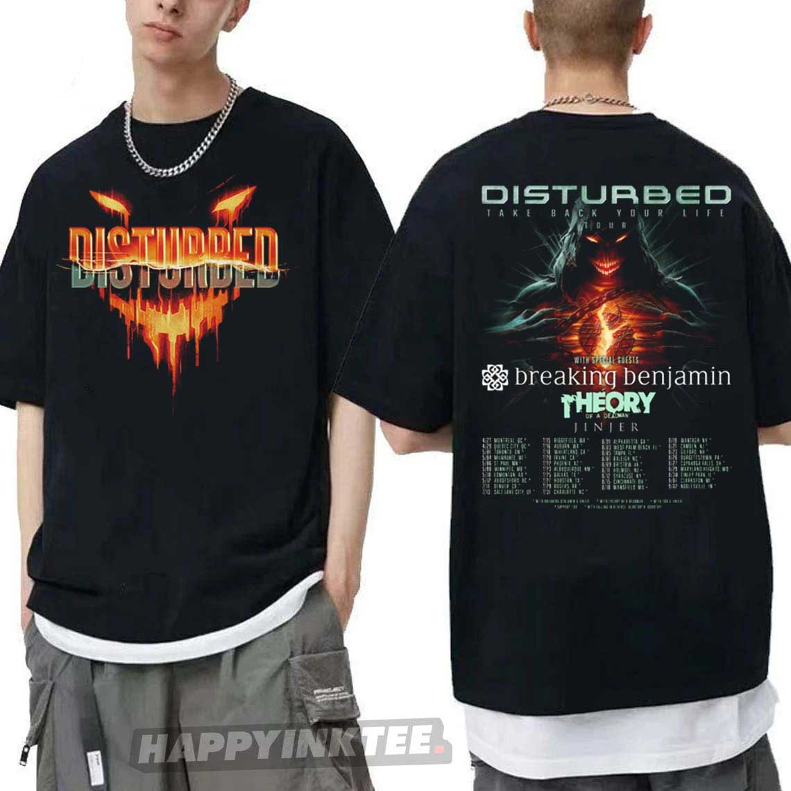 Disturbed Take Back Your Life Gift T-Shirt - Bring Your Ideas, Thoughts And Imaginations Into Reality Today