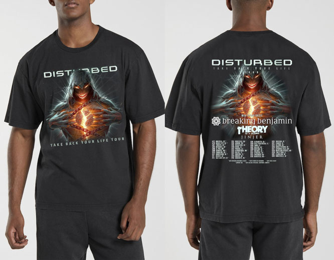 Disturbed Take Back Your Life Tour Shirt