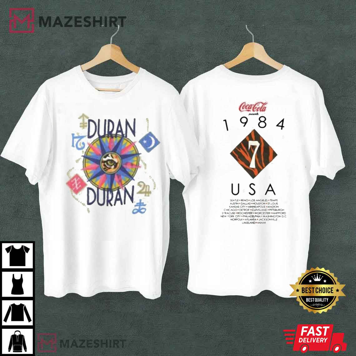 Duran Duran North American Tour Best T-Shirt