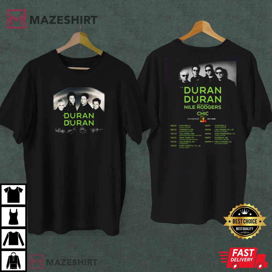 Duran Duran Tour 2022 Best T-Shirt