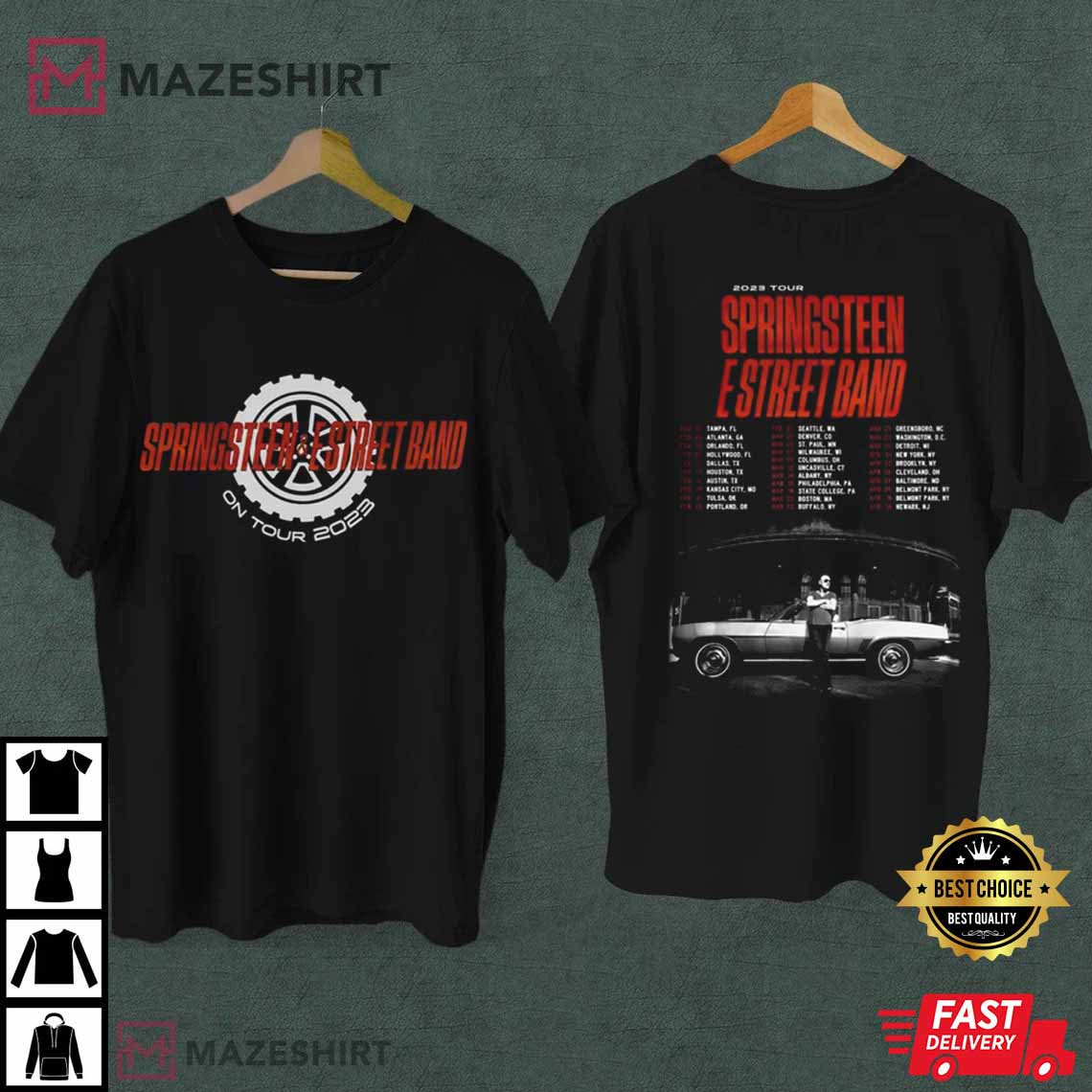 E Street Band 2023 Tour Merch T-Shirt