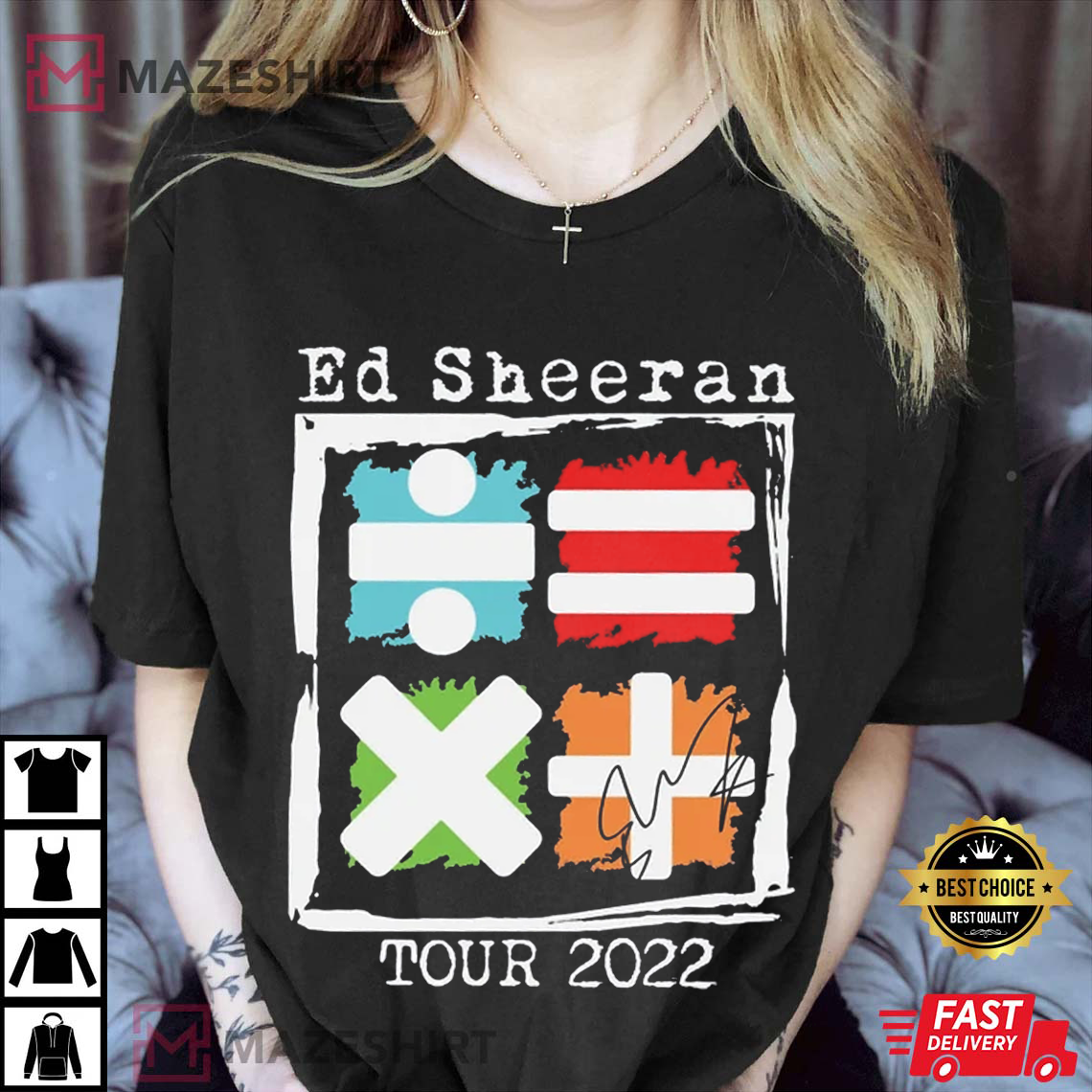 Ed Sheeran 2022 Tour Gift For Fan T-Shirt