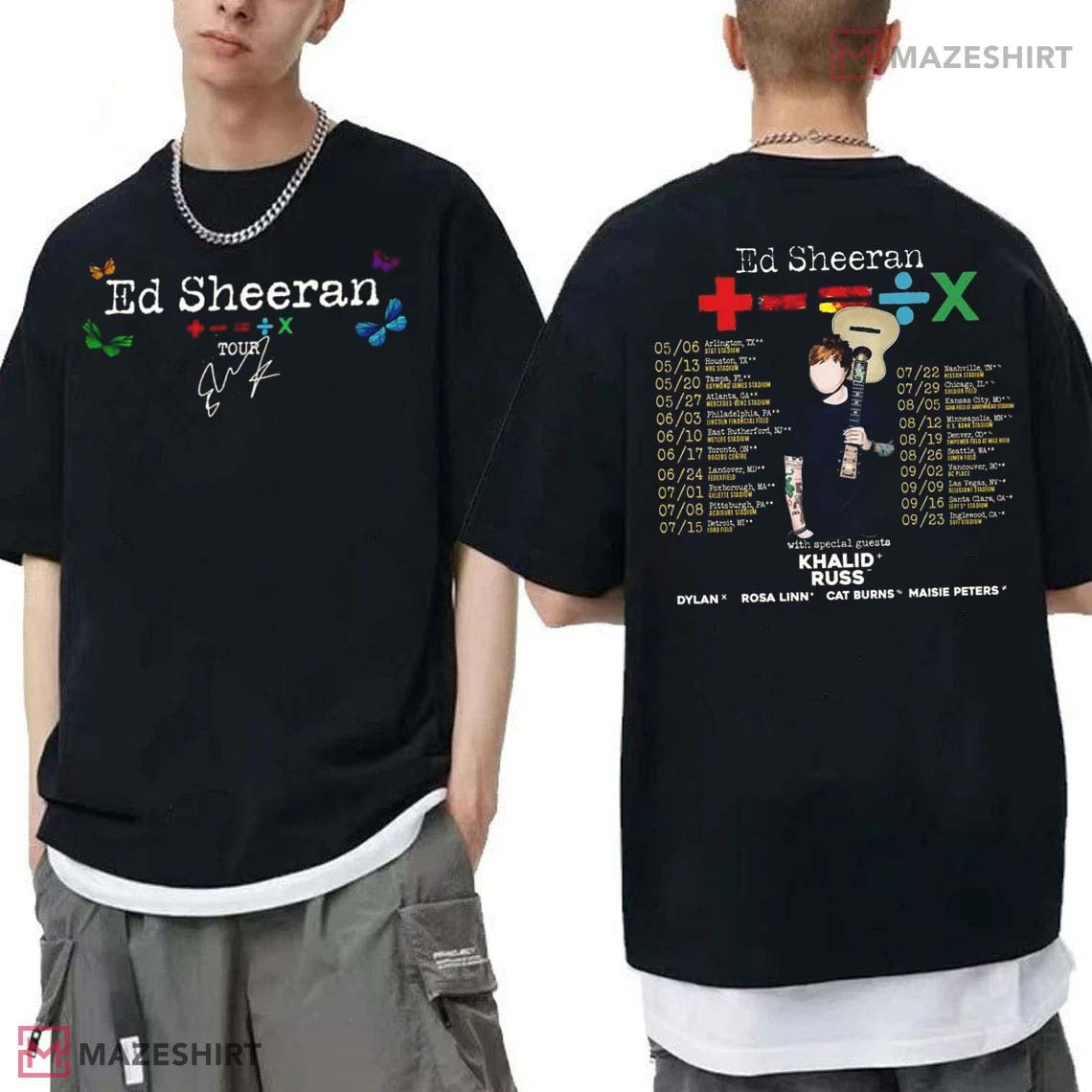 Ed Sheeran Tour 2023 Bad Habit T-Shirt