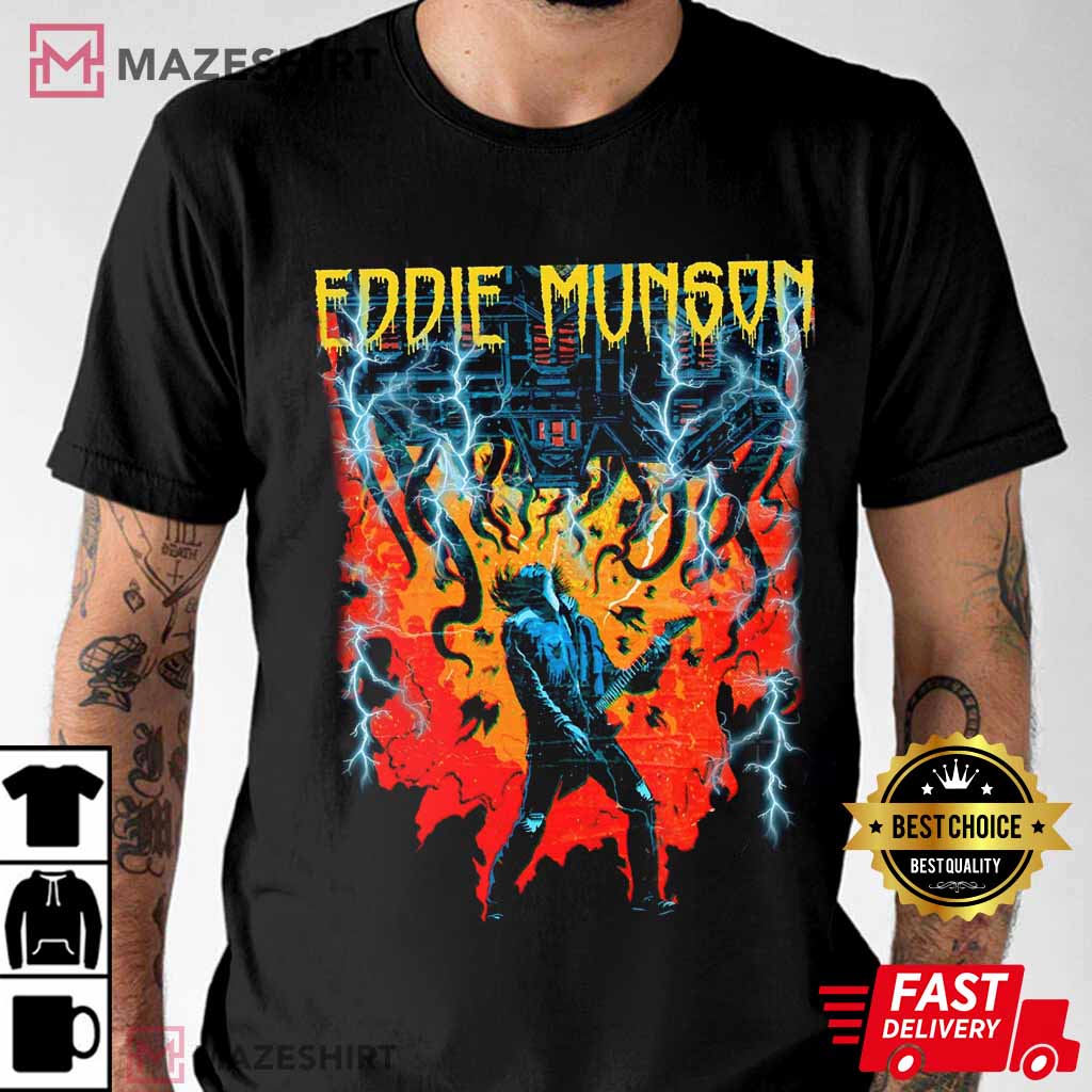 Eddie Munson Playing Guitar Gift For Fan Shirt