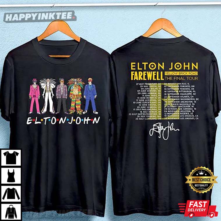 Elton John Farewell Tour 2022 Gift For Fan T-Shirt