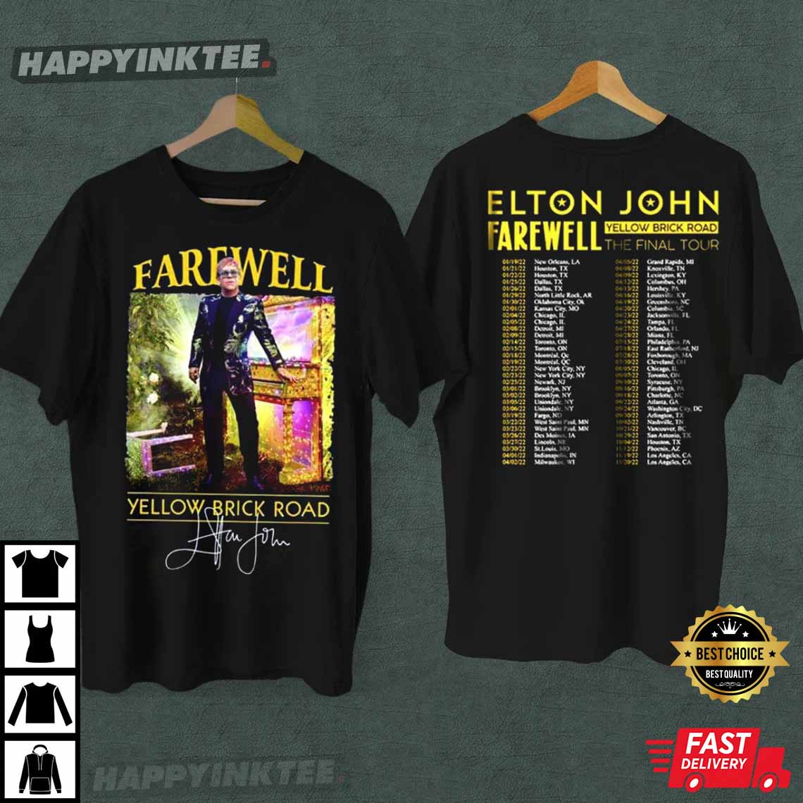 Elton John Farewell Tour 2022 T-Shirt