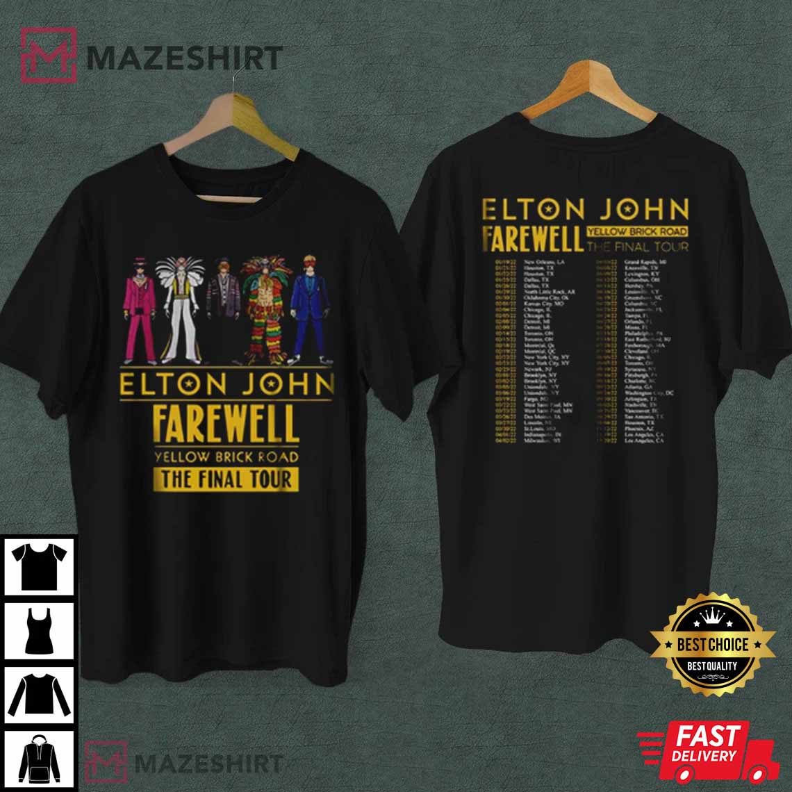 Elton John Farewell Tour 2022 The Final Tour Best T-Shirt