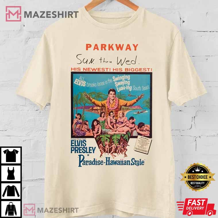 Elvis Presley, Hawaiian Style Gift For Fan Shirt