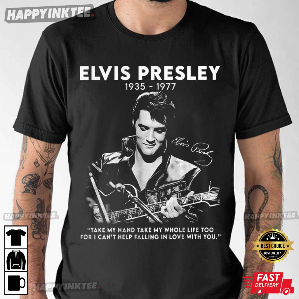 Elvis Presley King Of Rock Gift For Fan T-Shirt