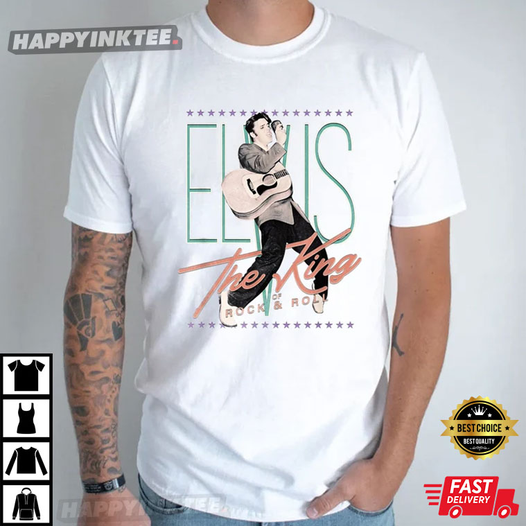 Elvis Presley The King Of Rock & Roll T-shirt