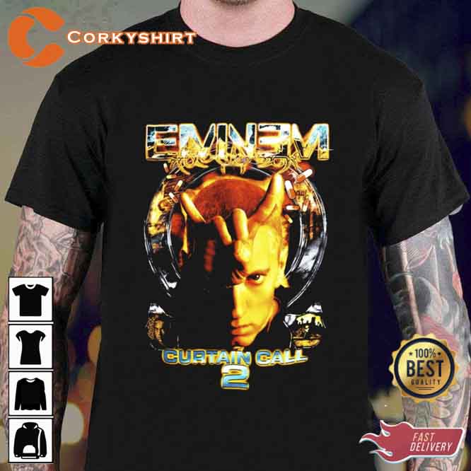 Eminem The Slim Shady Curtain Call 2 Tee Shirt