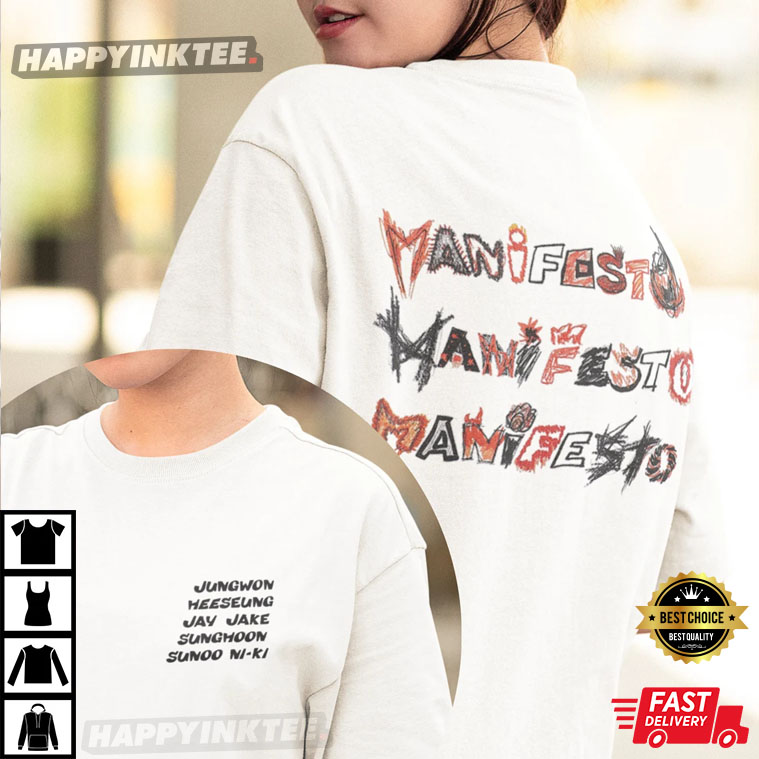 Enhypen 1st World Tour Manifesto Gift For Fan T-Shirt