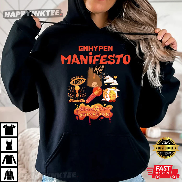 Enhypen Manifesto Shirt Album T-Shirt Hoodie - TeebyHumans