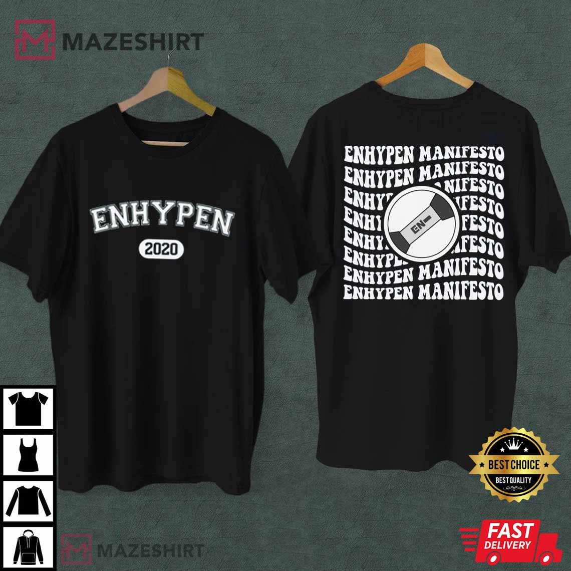 Enhypen Manifesto World Tour 2022 Vintage Best T-Shirt