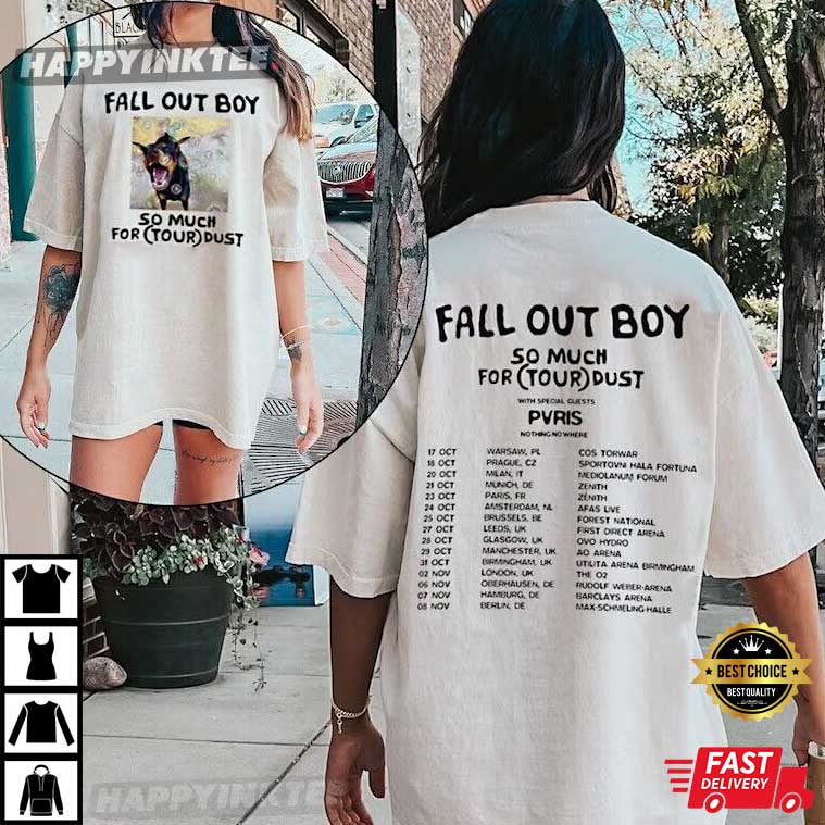 Fall Out Boy So Much For Tour 2023 T-Shirt - Bring Your Ideas, Thoughts And Imaginations Into Reality Today