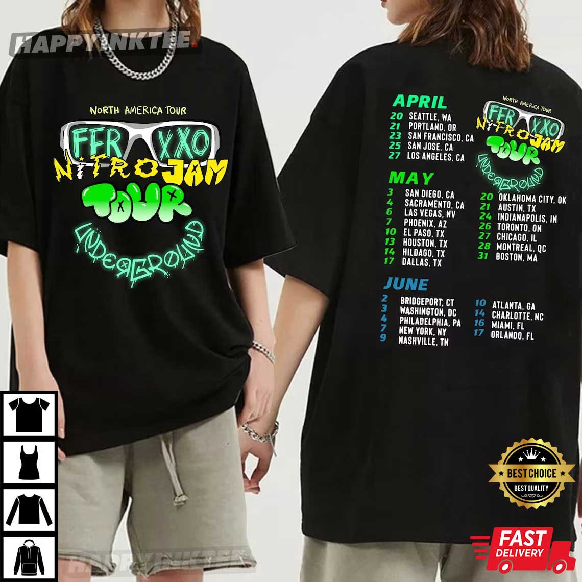 Feliz Cumpleanox Ferxxo A Tour Of The Ferxxo Tour 2023 T-Shirt - Bring Your Ideas, Thoughts And Imaginations Into Reality Today