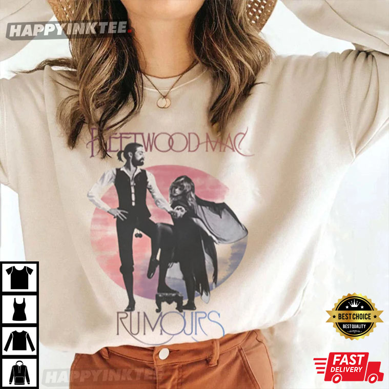 Fleetwood Mac Rumours Music Rock Band T-Shirt