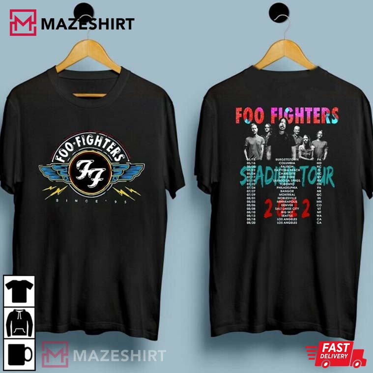 Foo Fighters US Stadium Tour 2022 Taylor Hawkins Gift For Fan T-Shirt