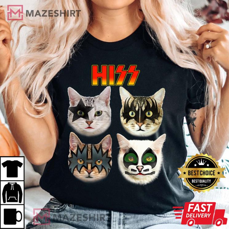 Funny Cat Hiss Lover Cat Owner T-Shirt