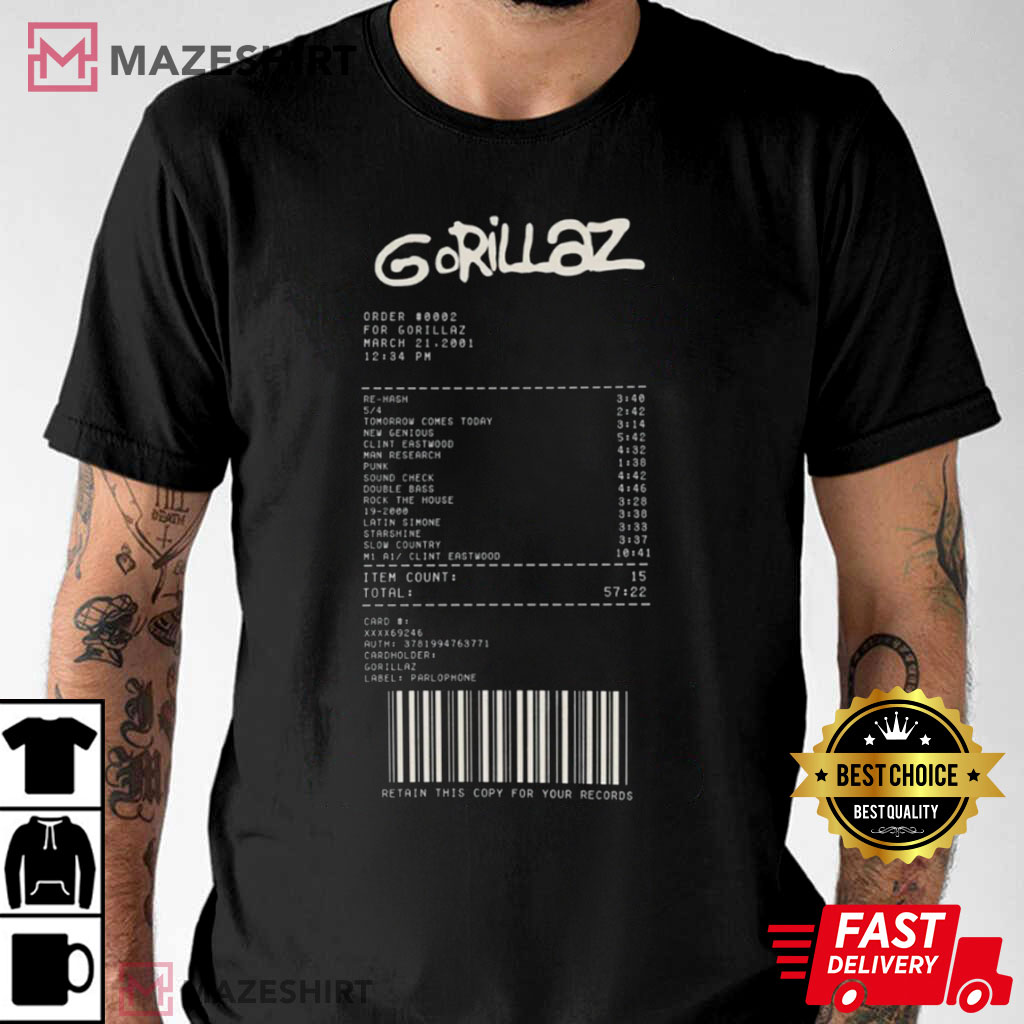 Gorillaz Tour Gift For Fan T-Shirt