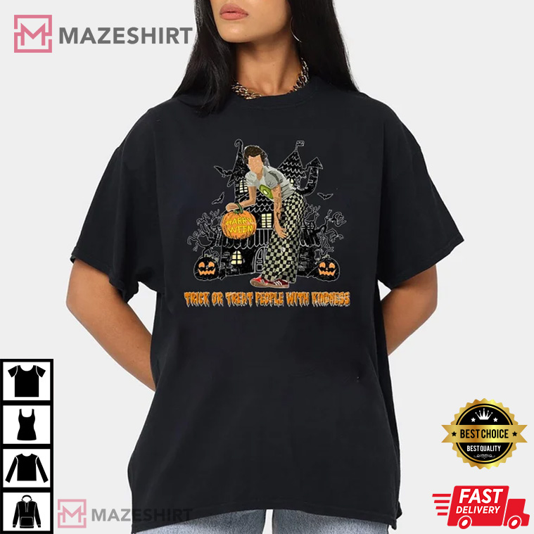 Harry Ween Trick or Treat Halloween Retro T-Shirt